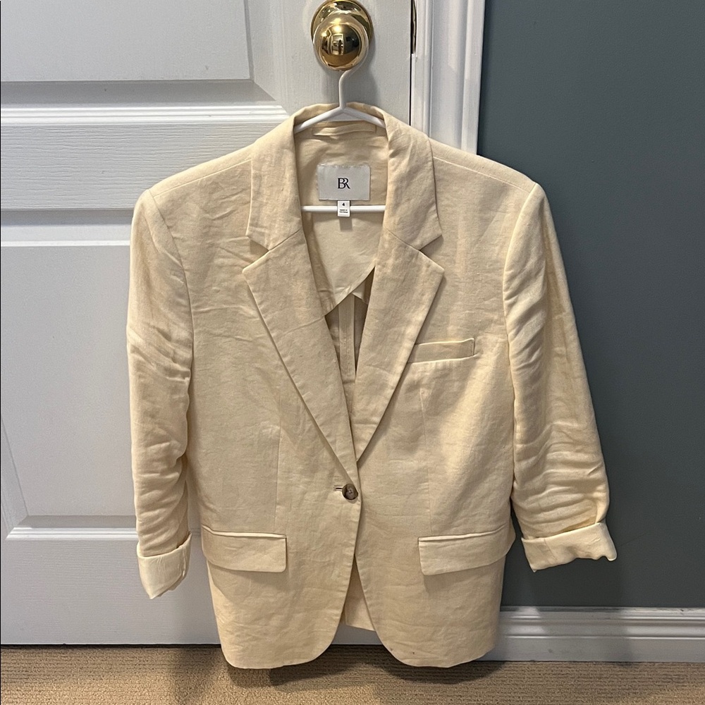 Banana Republic Cream/yellow Blazer